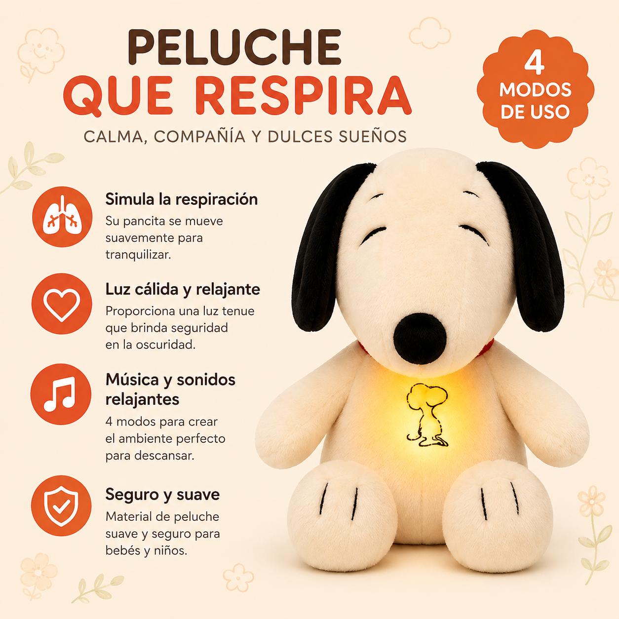 Peluche Que Respira Para Dormir